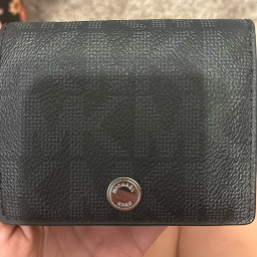 MK black wallet